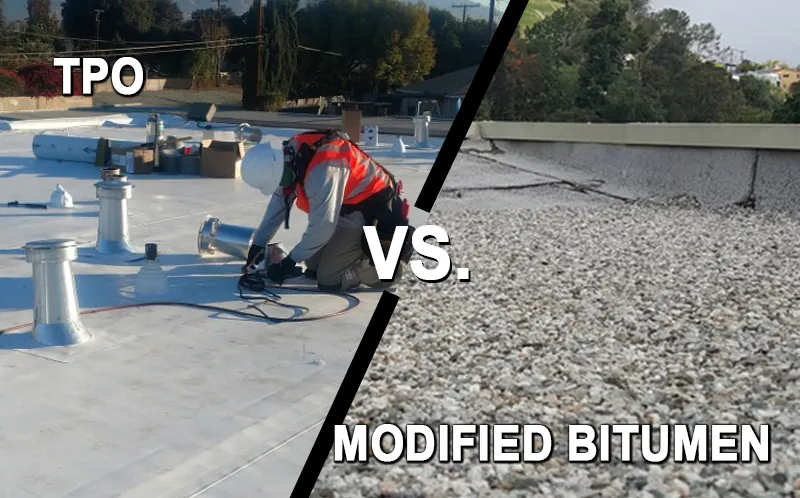 Flat Roof Contractor Services: Exploring Modified Bitumen and TPO Roofing