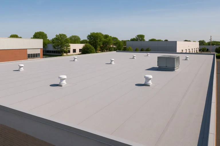New modified bitumen roof installation in Corpus Christi