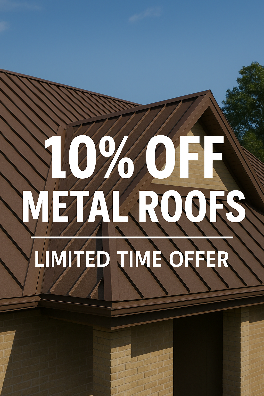 Professional metal roof replacement project on a Westbury home in Houston, TX