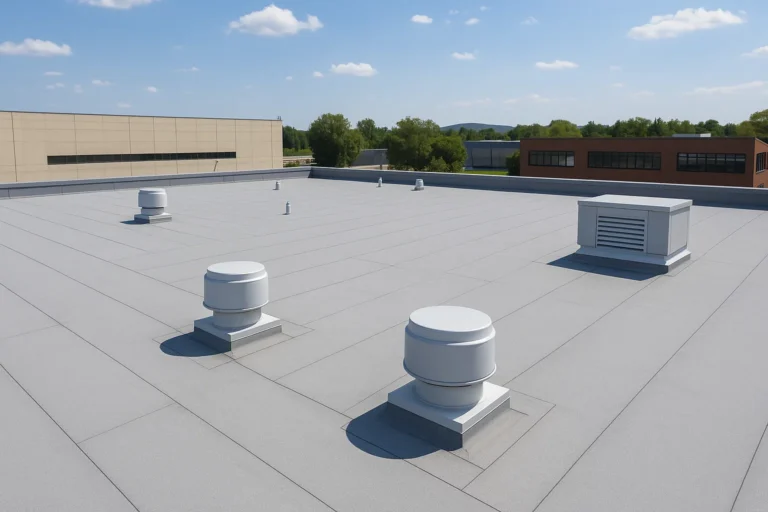 New modified bitumen roof installation in Corpus Christi