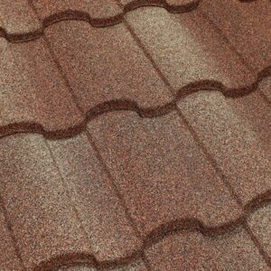 Close-up of Pisa roof tile with sunbaked orange and neutral gradients